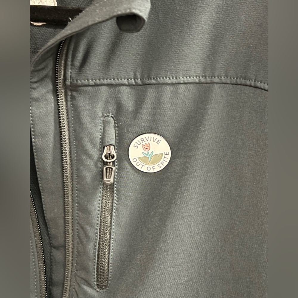 3/$15 Survive out of Spite Pin Brooch - Picture 4 of 7